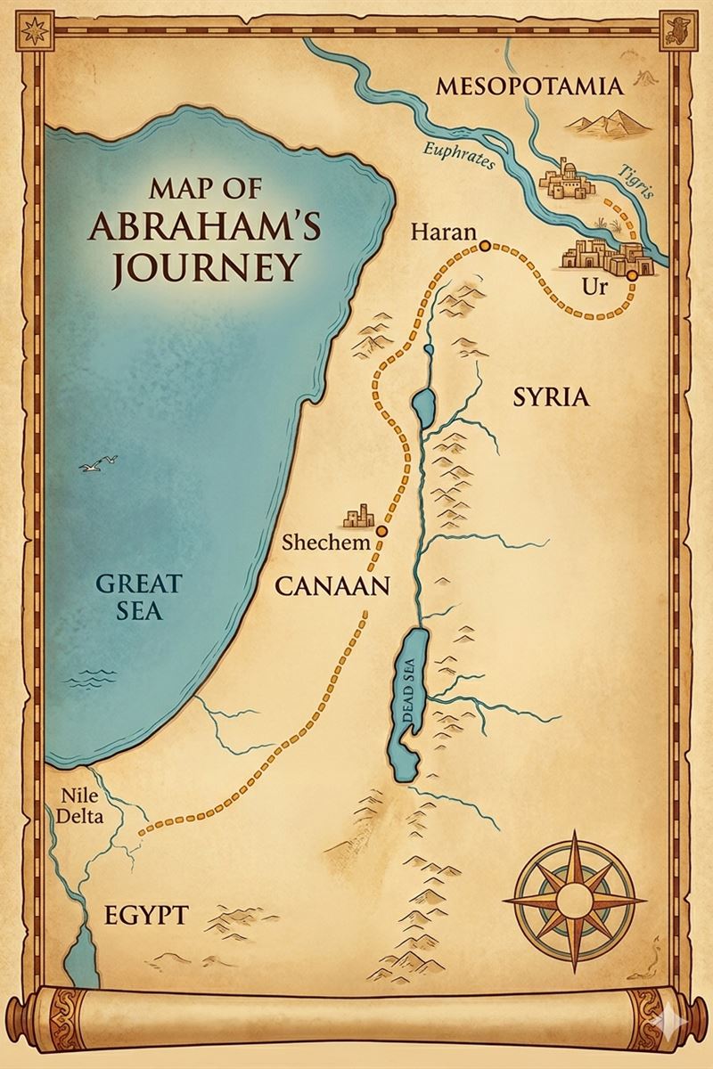 Abraham's journey of faith — leaving all to pursue the invisible God